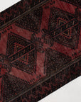 2'10 x 8'2 | Moody Tribal Vintage Runner | R-3034