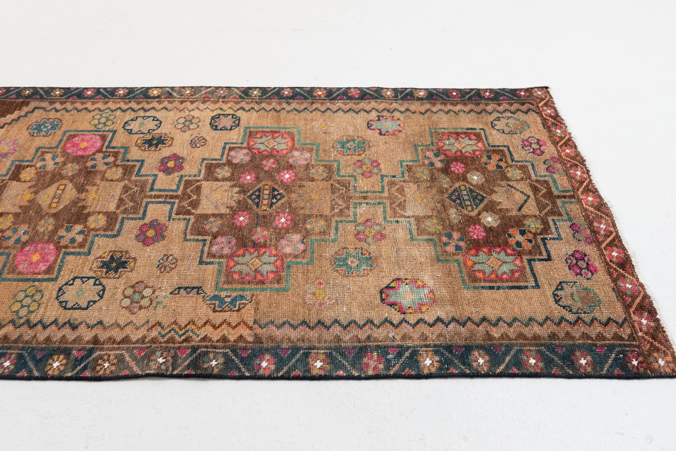 3&#39;3 x 6&#39;6 | Vintage Malayer Scatter Rug | N-3005