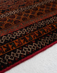 2'10 x 5'0 | Small Red Vintage Rug | W-3009