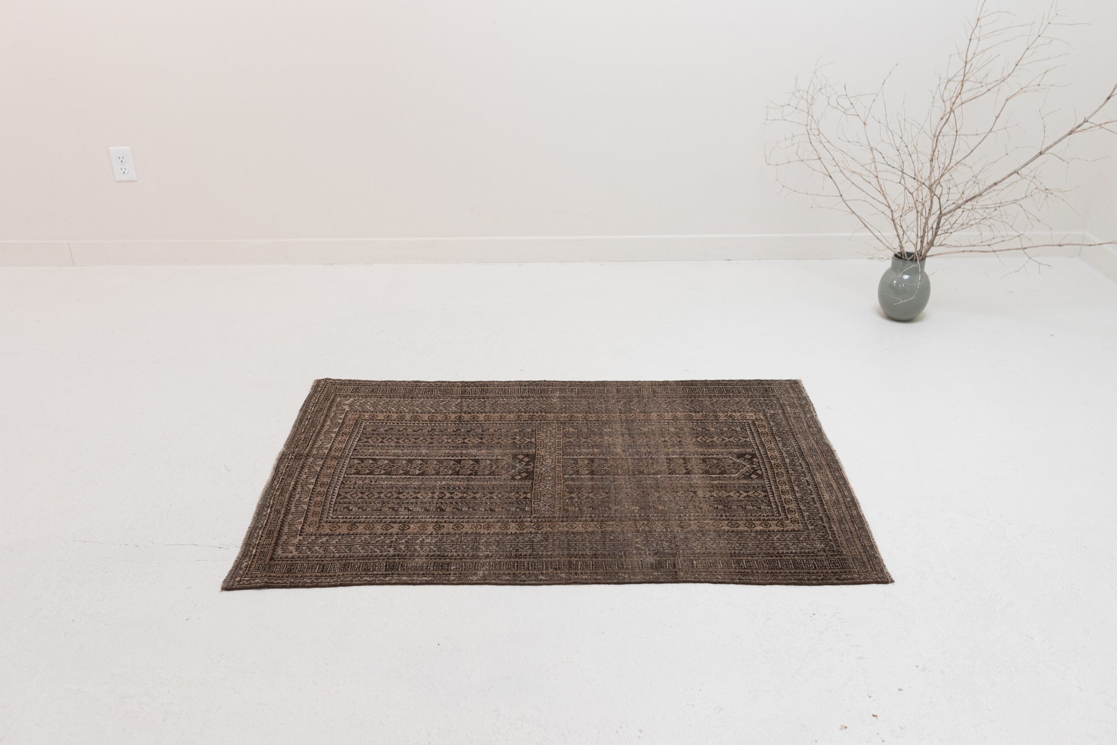 3&#39;0 x 4&#39;7 | Small Brown Belouch Rug | CE-W-3060