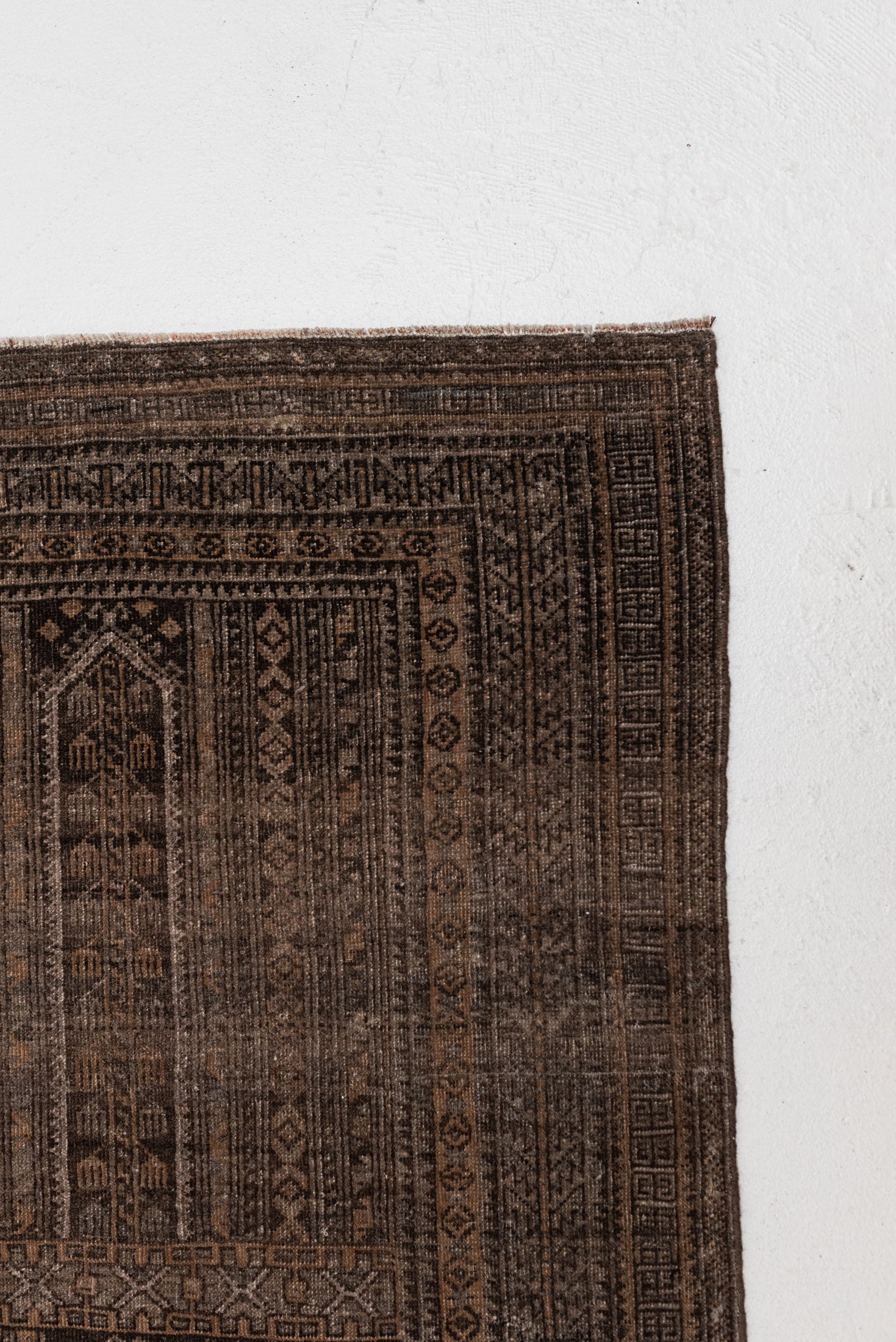 3'0 x 4'7 | Small Brown Belouch Rug | CE-W-3060 – Curio Rugs