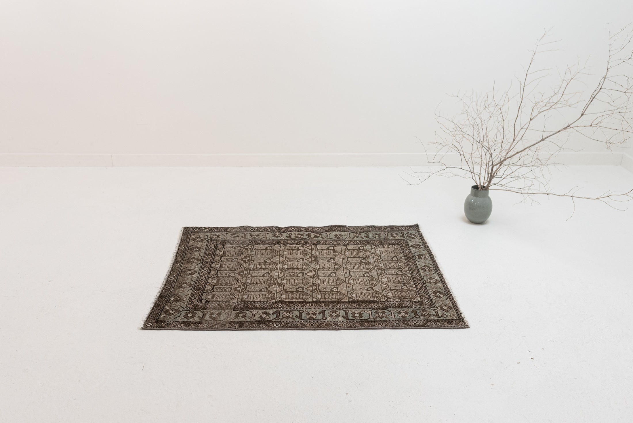 3&#39;0 x 4&#39;7 | Small Brown Belouch Rug | CE-W-3060