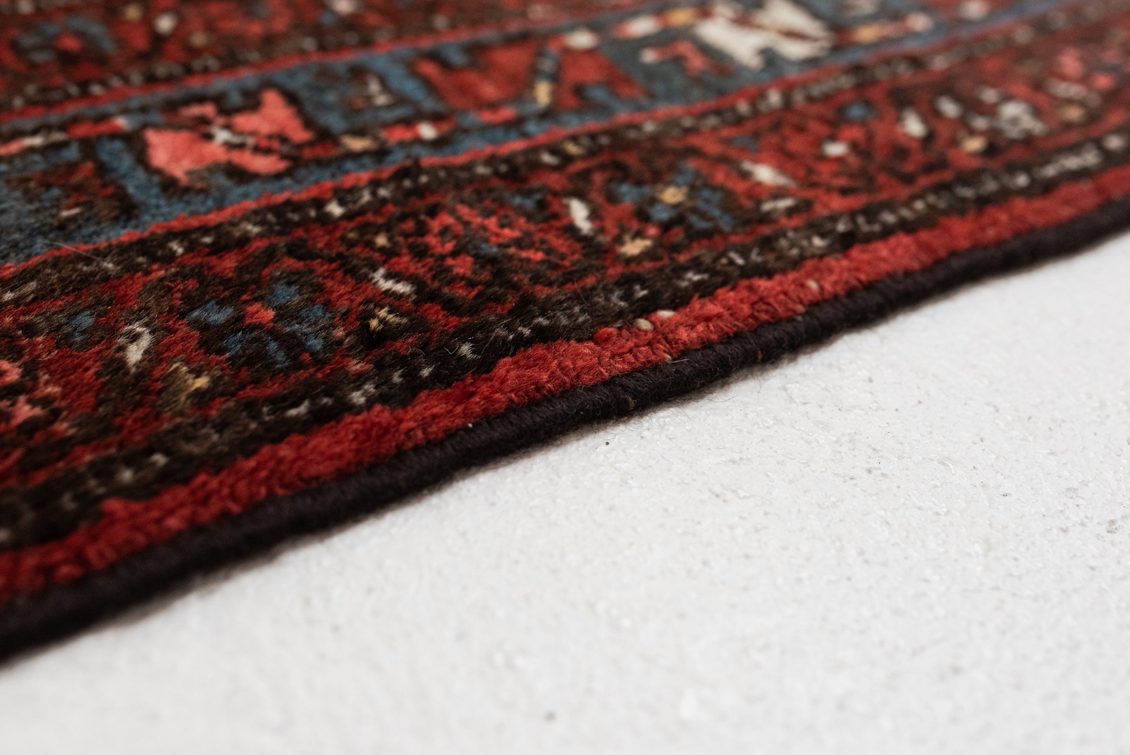 3&#39;5 x 4&#39;9 |  Small Red Vintage Malayer | CE-W-3057