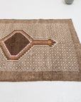 2'9 x 4'7 | Small Neutral Vintage Rug | CE-W-3071