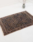 3'4 x 4'4 | Beautiful Blue Small 1930s Afshar Rug | CE-W-3065