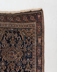 3'4 x 4'4 | Beautiful Blue Small 1930s Afshar Rug | CE-W-3065