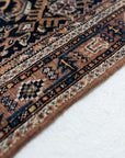 3'4 x 4'4 | Beautiful Blue Small 1930s Afshar Rug | CE-W-3065