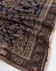 3'4 x 4'4 | Beautiful Blue Small 1930s Afshar Rug | CE-W-3065