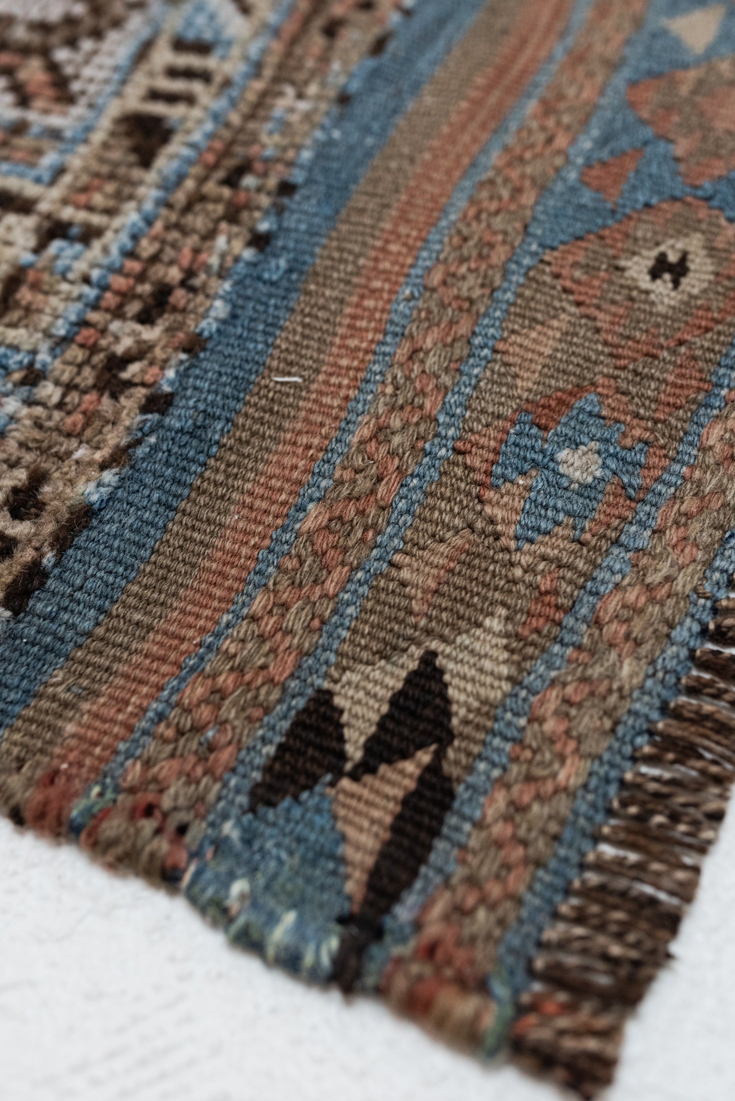 Reserved | OI | 2&#39;10 x 9&#39;8 | Blue Turkish Runner | R-3080