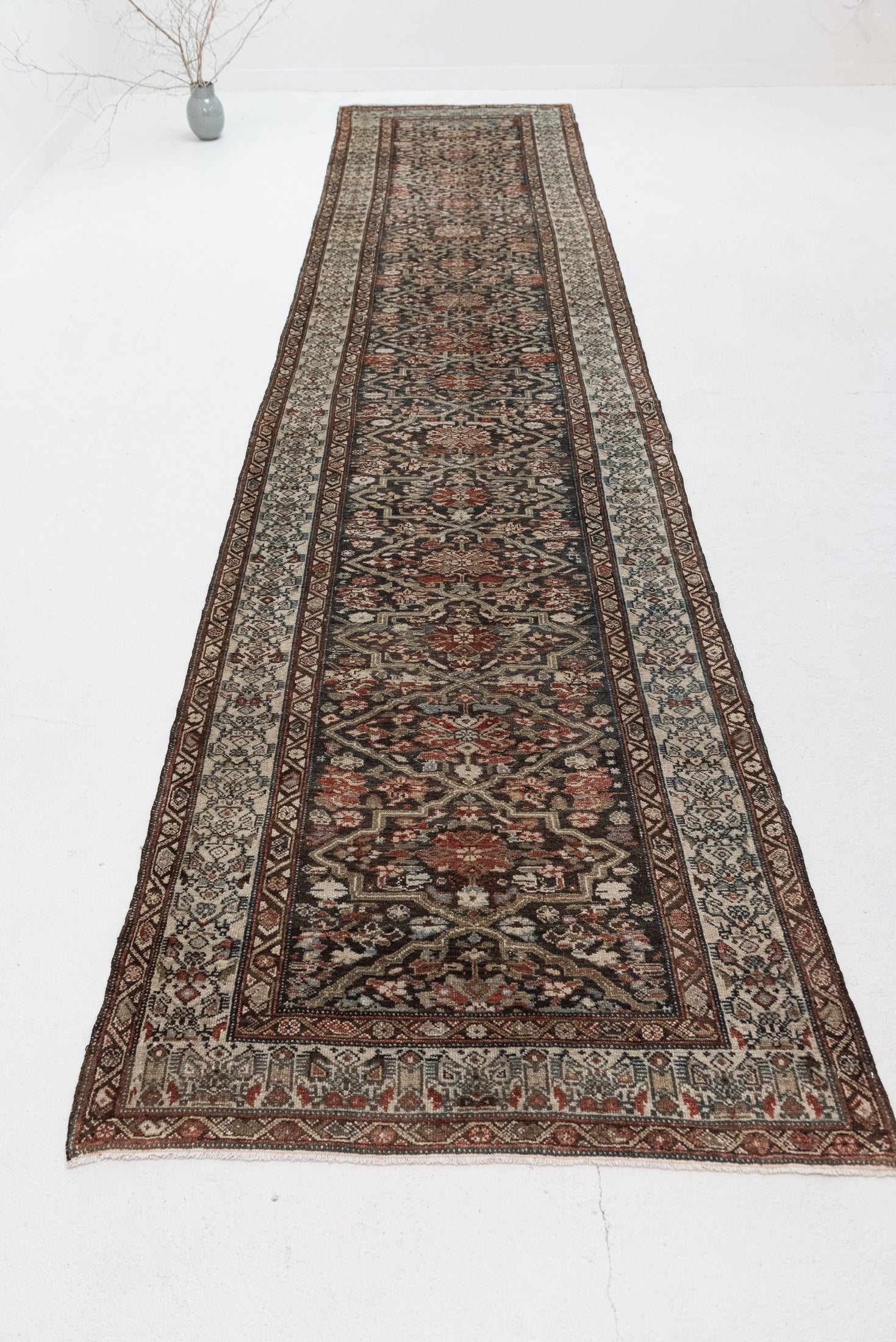 3&#39;5 x 15&#39;3 | Long Antique Runner | CE-R-3091