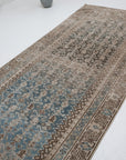 3'0 x 12'4 | Classic Blue Malayer Runner | R-3096