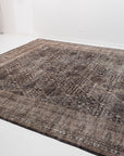 10'5 x 12'9 | Extra Large Dark Vintage Rug | L-3092