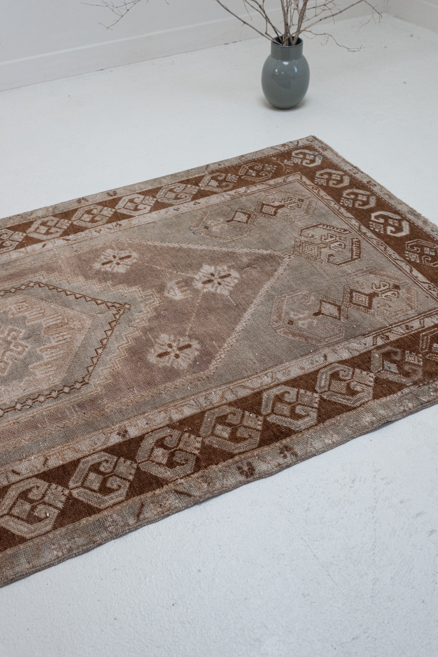 3&#39;4 x 6&#39;10 | Vintage Anatolian Runner | W-3167