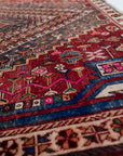 5'9 x 7'10 | Colorful Vintage Hamadan Rug | A-3196