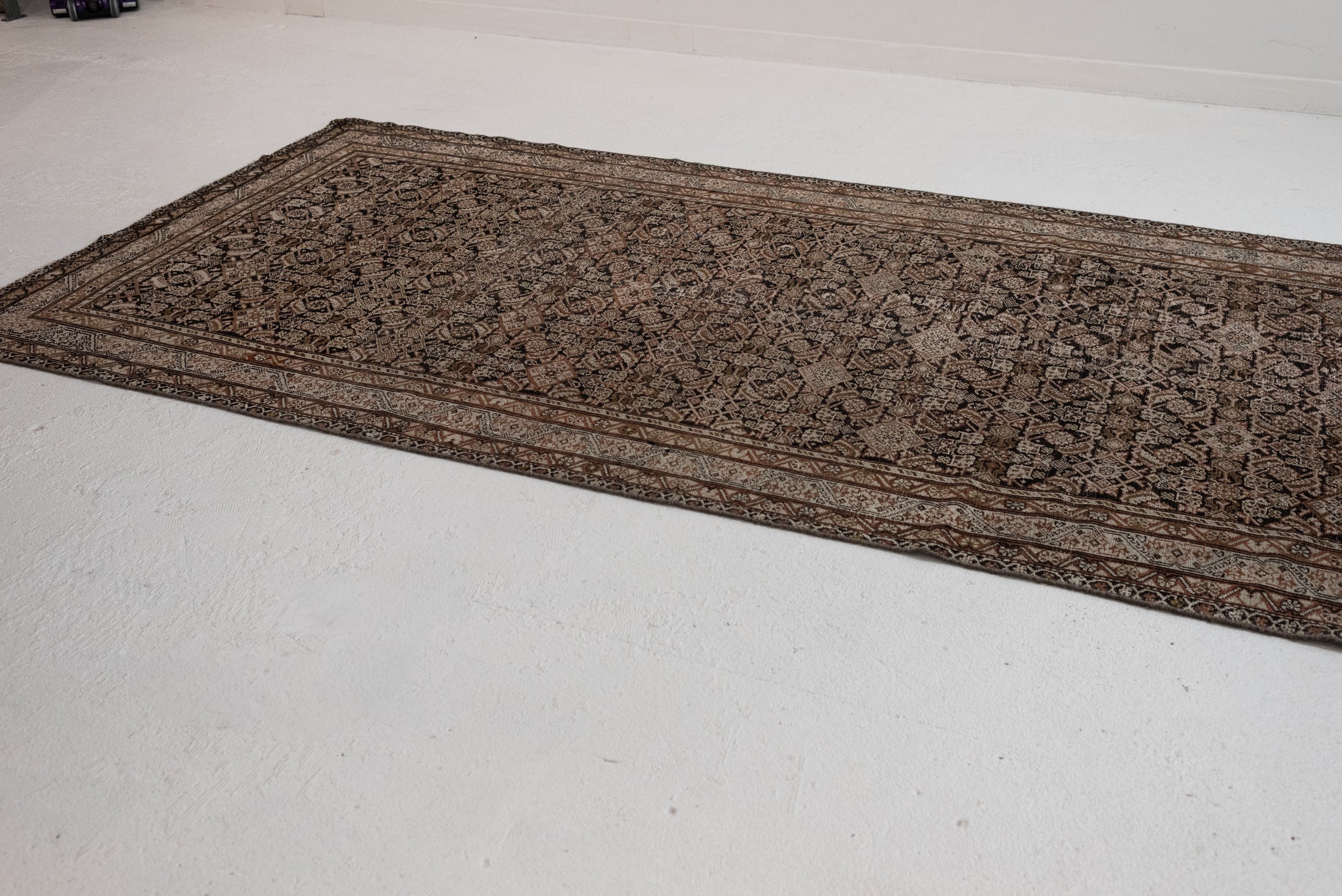 4&#39;10 x 11&#39;4 | Wide Malayer Vintage Runner | R-3282
