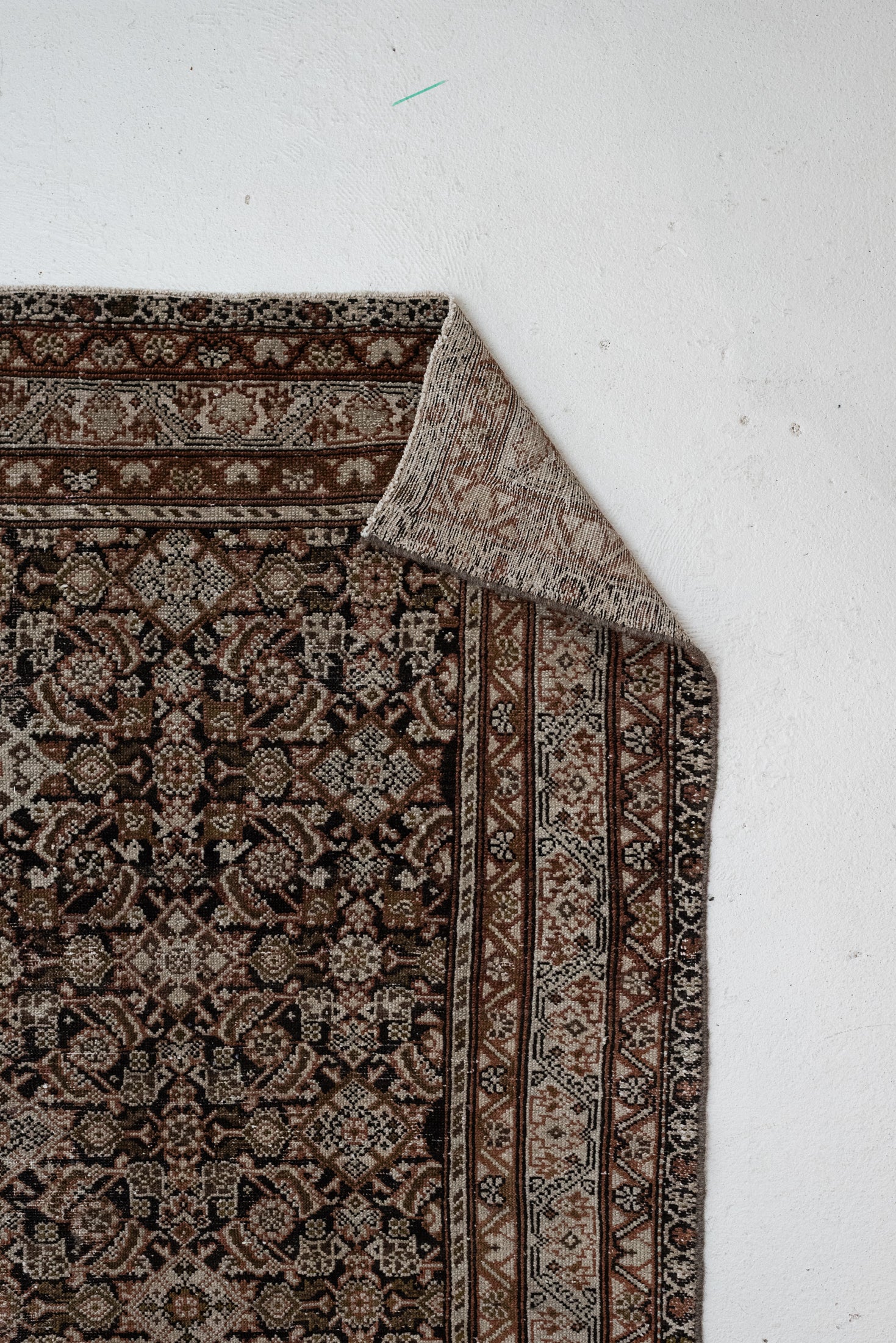 4&#39;10 x 11&#39;4 | Wide Malayer Vintage Runner | R-3282