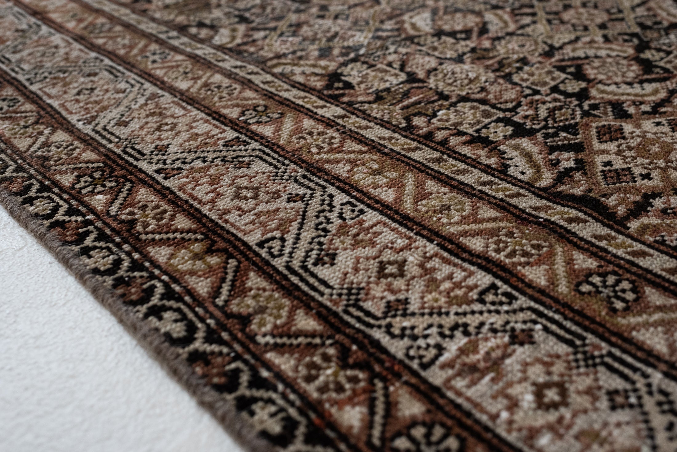 4&#39;10 x 11&#39;4 | Wide Malayer Vintage Runner | R-3282
