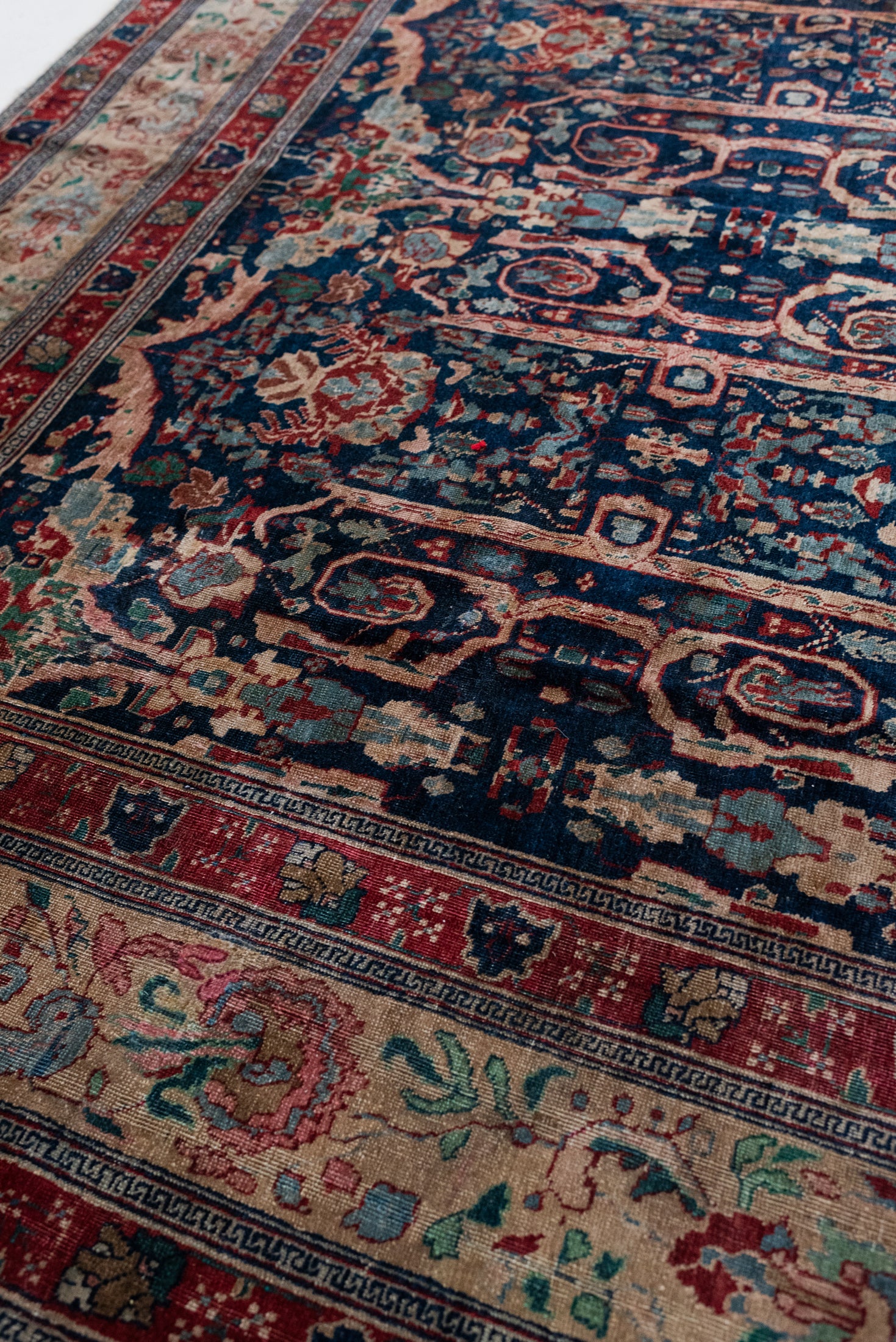 8&#39;5 x 12&#39;1 | Large Antique Tabriz |  M-3284