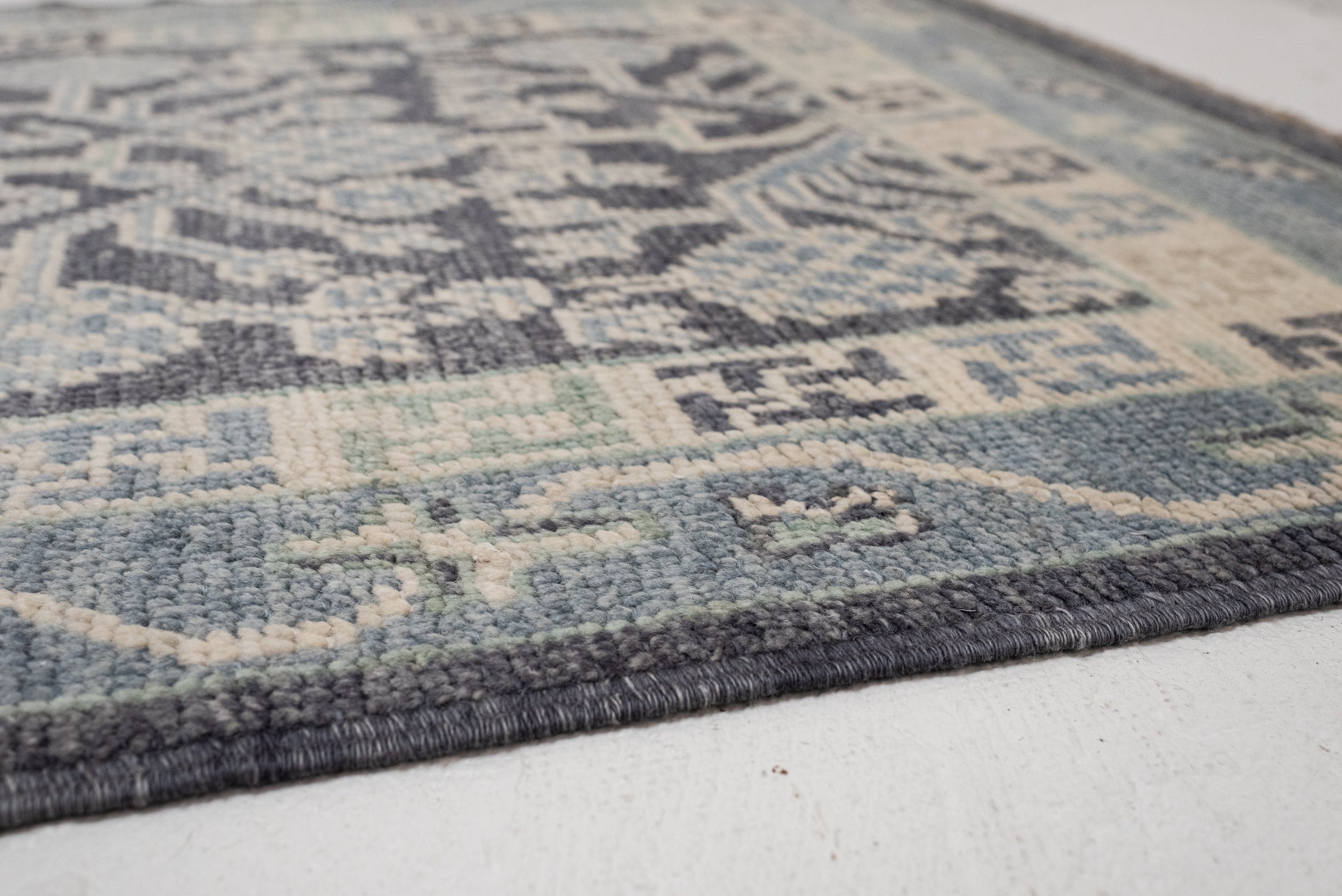 3&#39;2 x 13&#39;0 | Classic Blue Oushak Runner | CE-R-3325