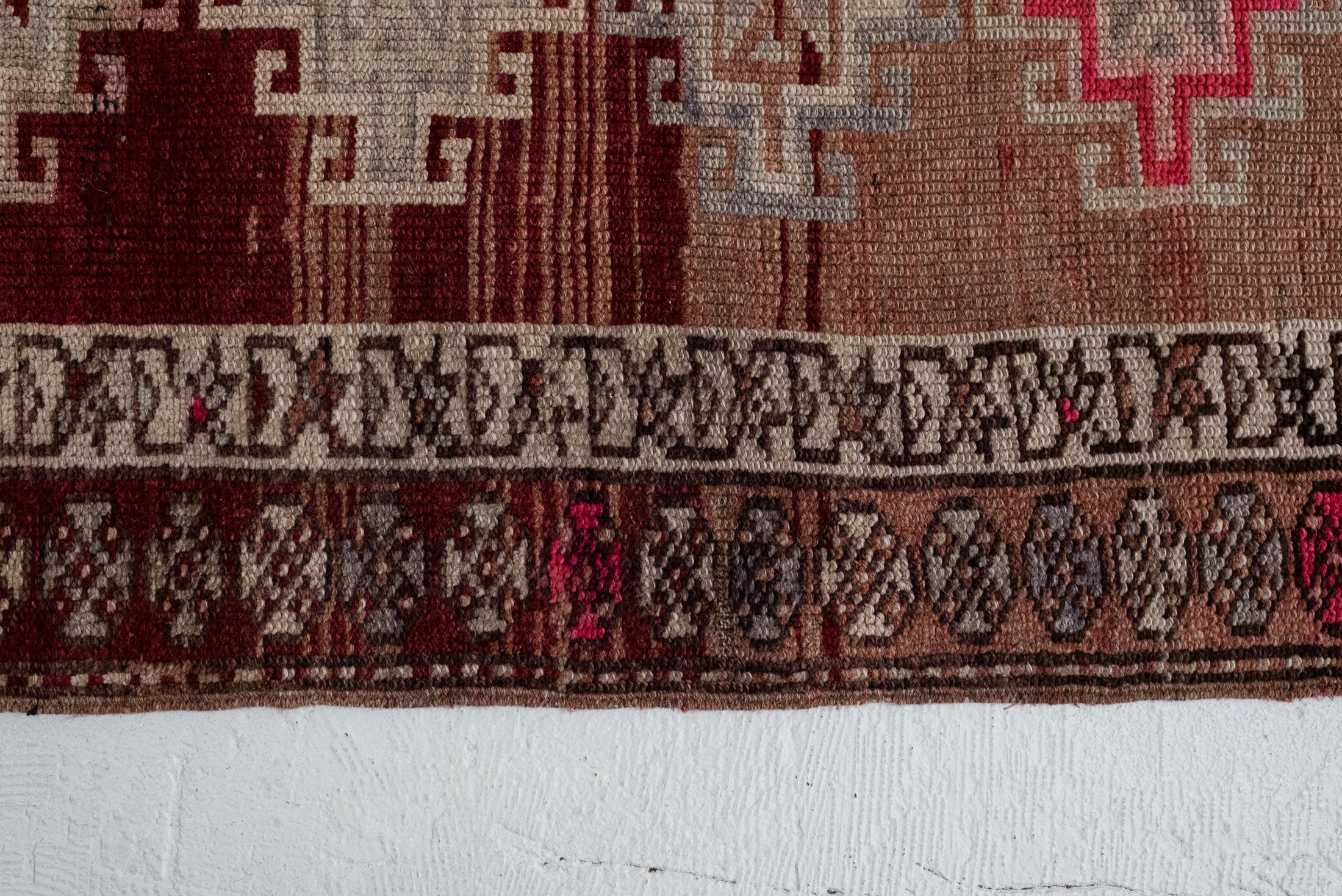 2&#39;10 x 12&#39;3 | Colorful Vintage Runner | R-3518