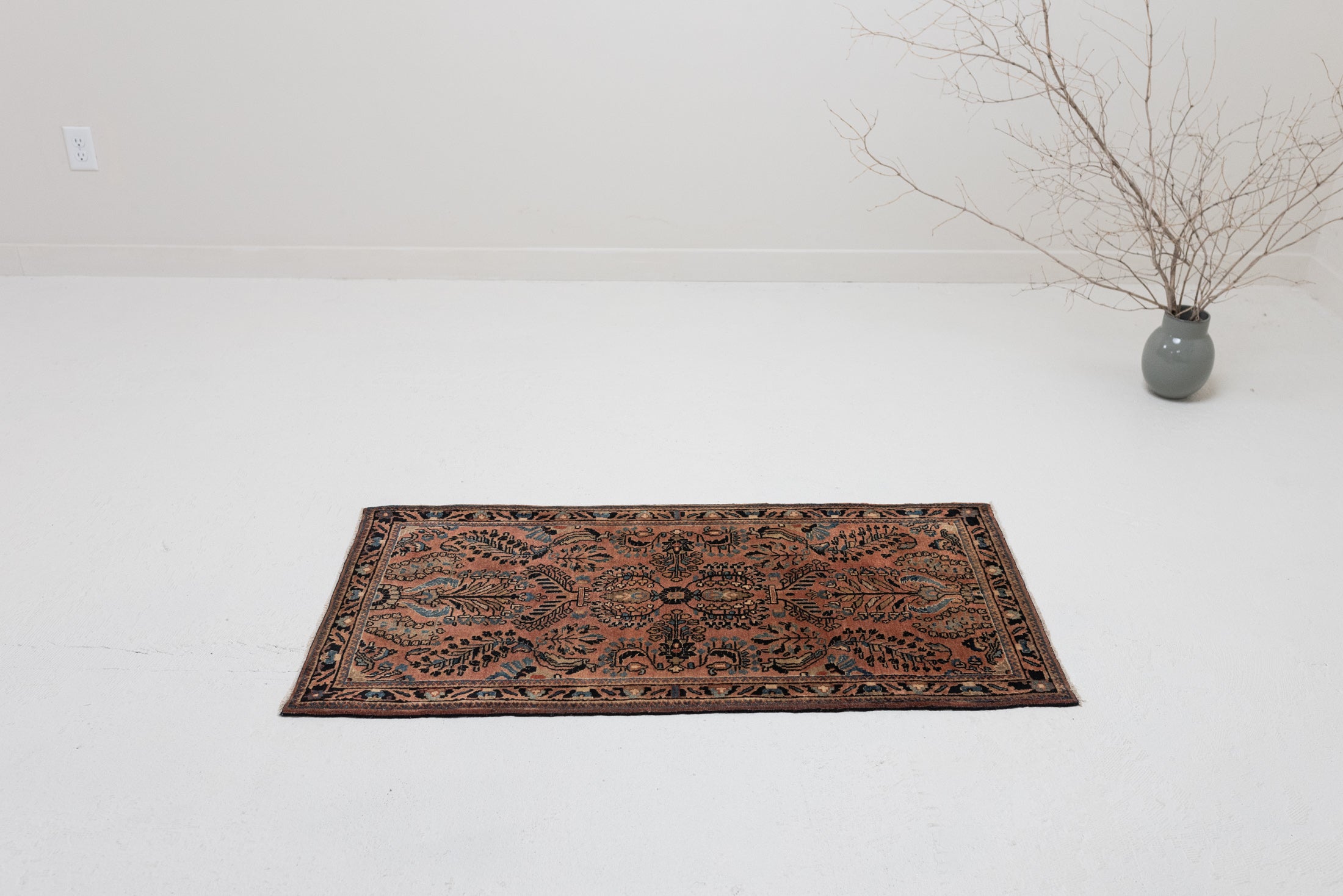 2&#39;1 x 4&#39;1 | Small Vintage Sarouk | CE-W-2830