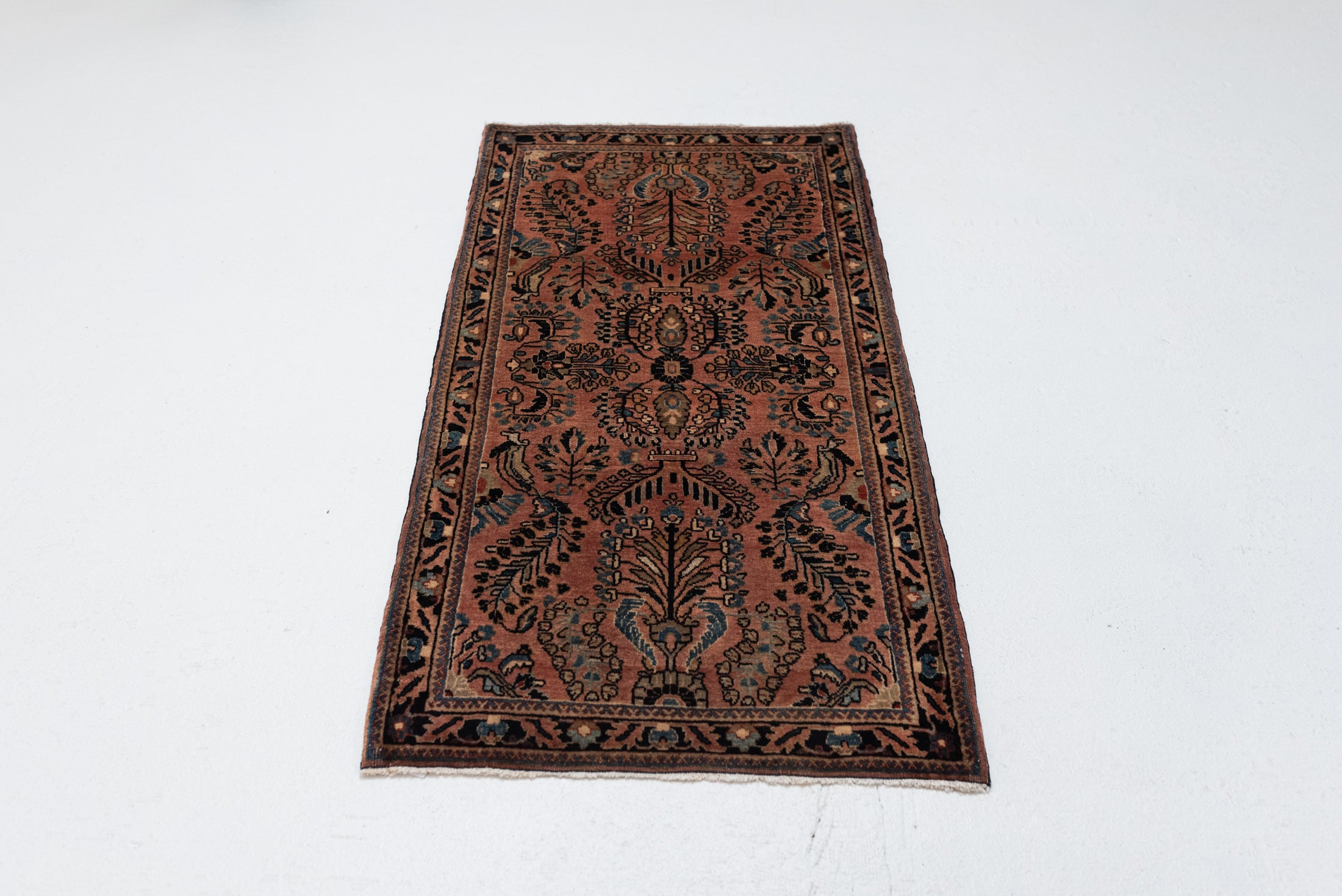 2&#39;1 x 4&#39;1 | Small Vintage Sarouk | CE-W-2830