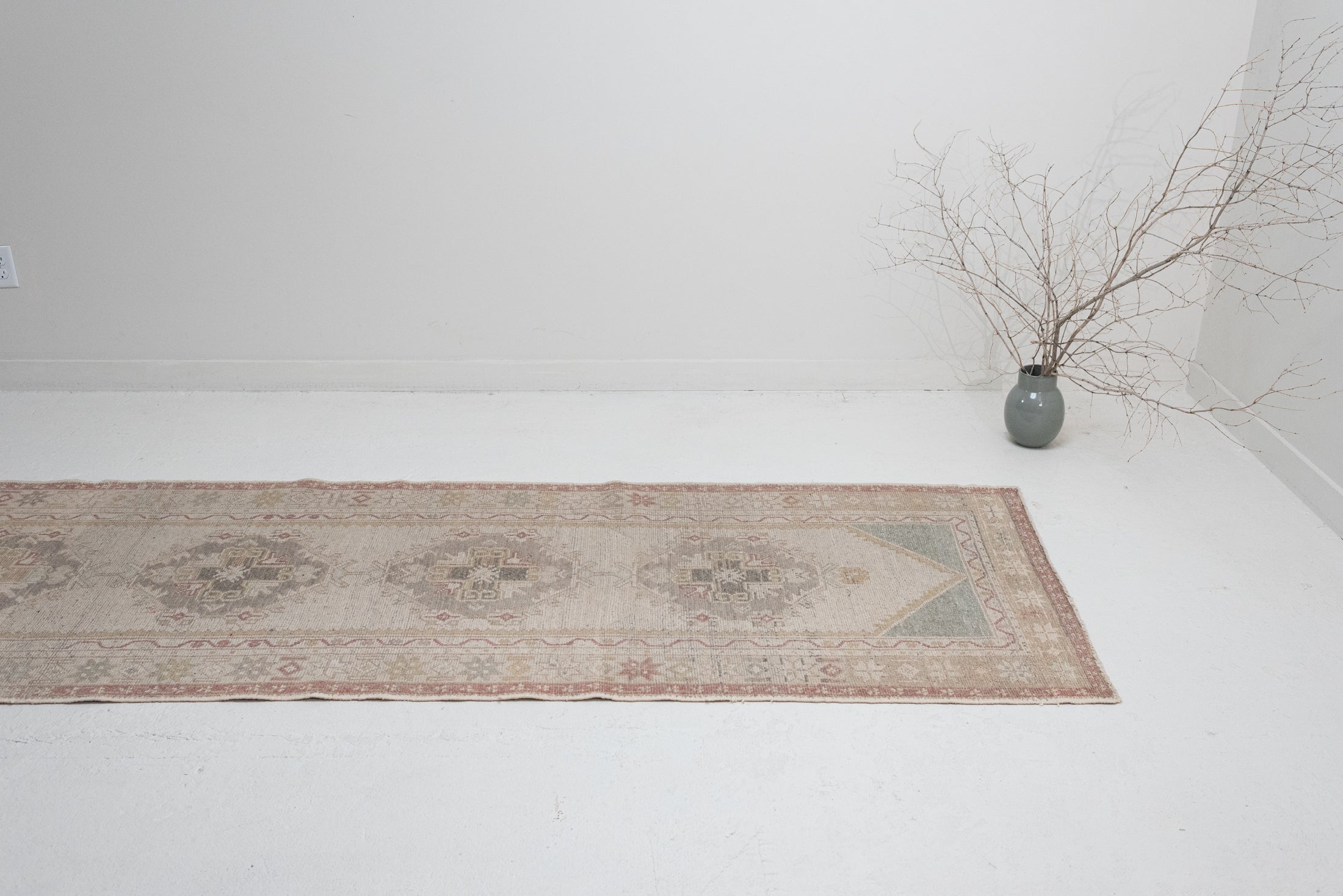 3&#39;2 x 9&#39;9 | Vintage Oushak Runner | CE-R-3341