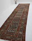 3'2 x 12'6 | Beautiful Muted Vintage Runner | CE-R-3345