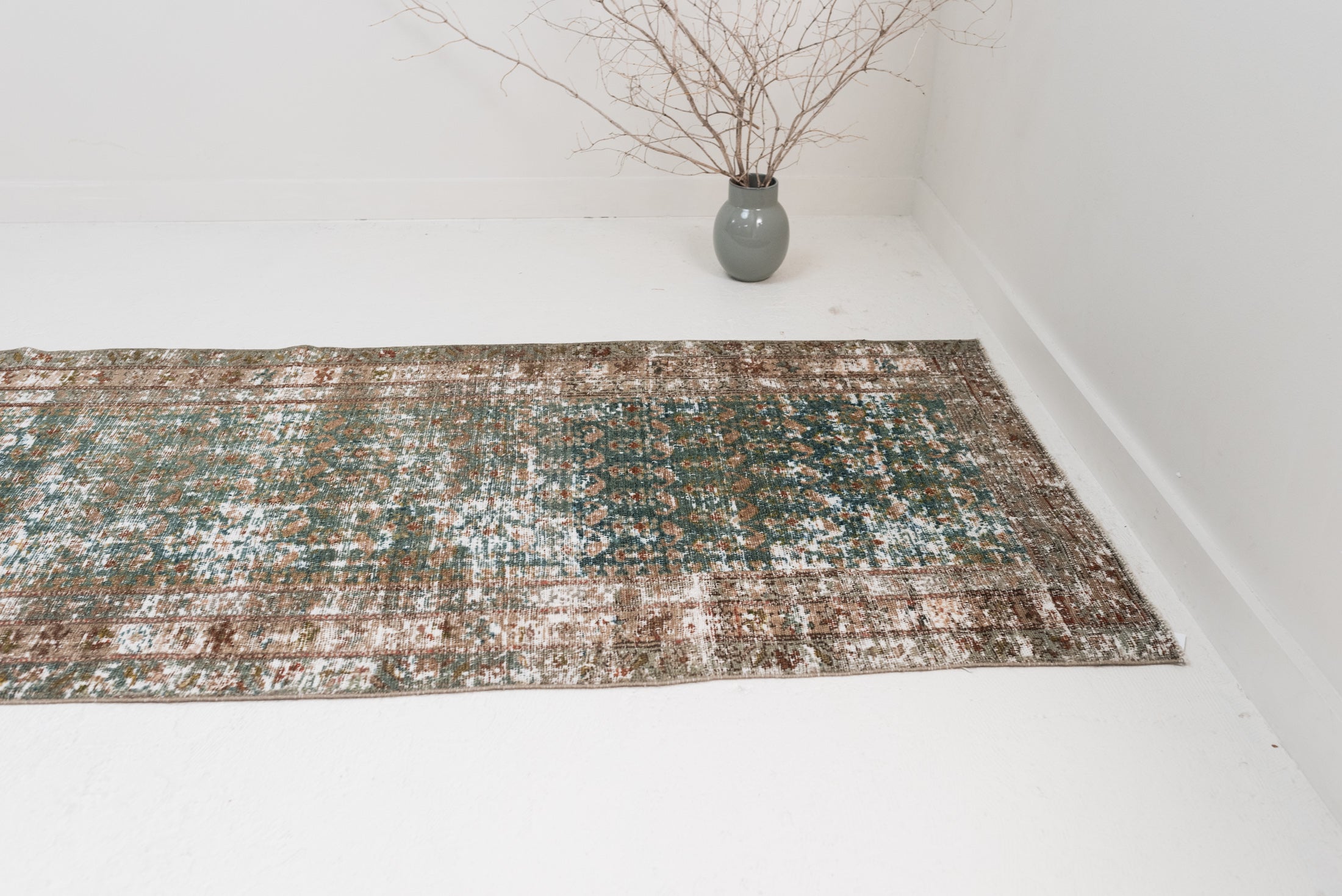 3&#39;3 x 15&#39;10 | Classic Distressed  Malayer Runner | R-2783