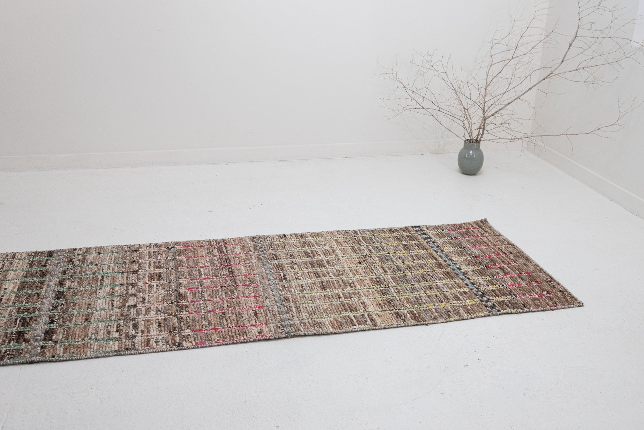 2&#39;11 x 10&#39;1 | Colorful Tulu Runner | CE-R-3406