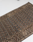 HOLD BW | 3'6 x 12'8 | Dark Blue Antique Malayer Runner | Designers R-2782