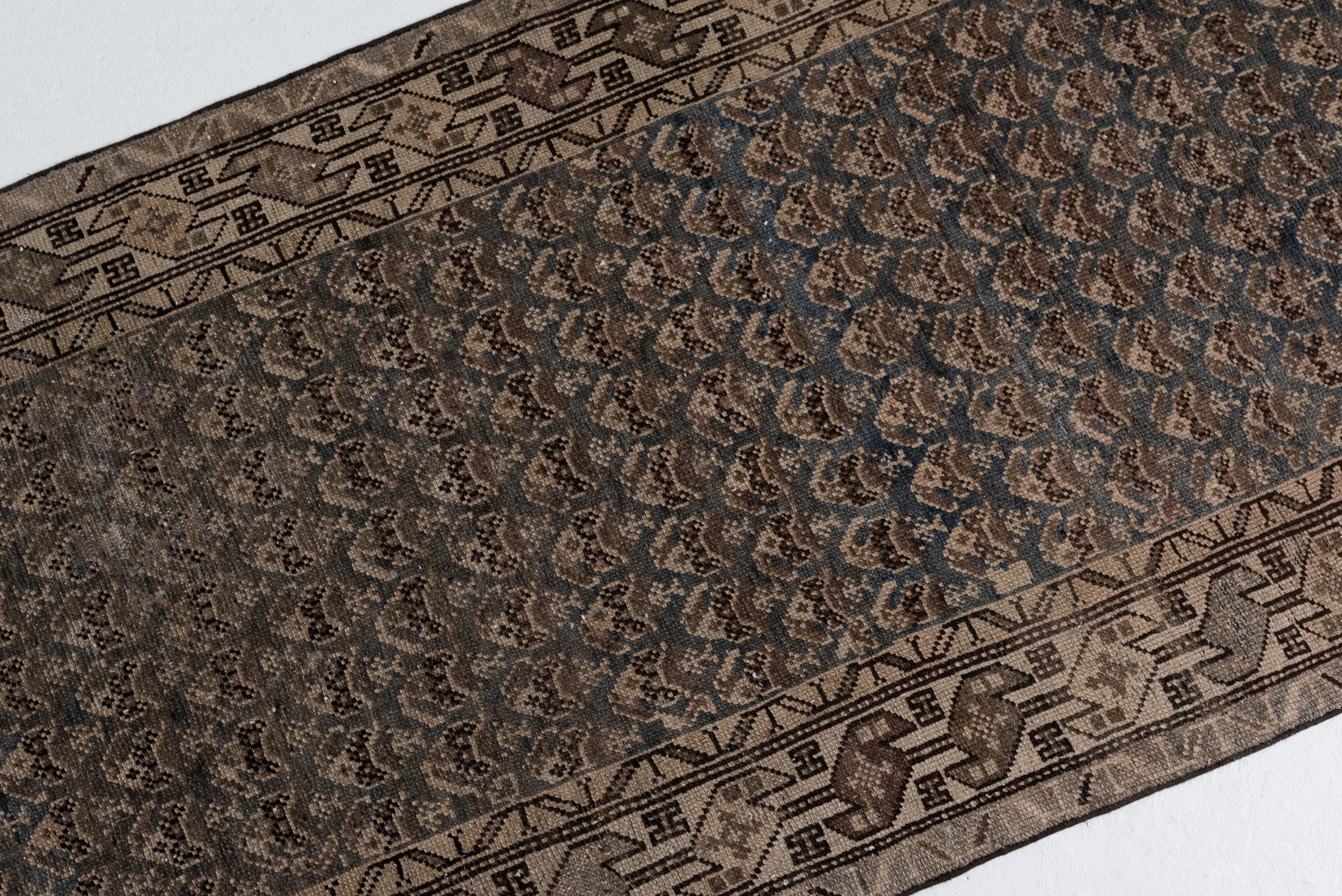 HOLD BW | 3&#39;6 x 12&#39;8 | Dark Blue Antique Malayer Runner | Designers R-2782