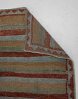 3'9 x 6'4 | Colorful Striped Gabbeh Rug |  G-3742