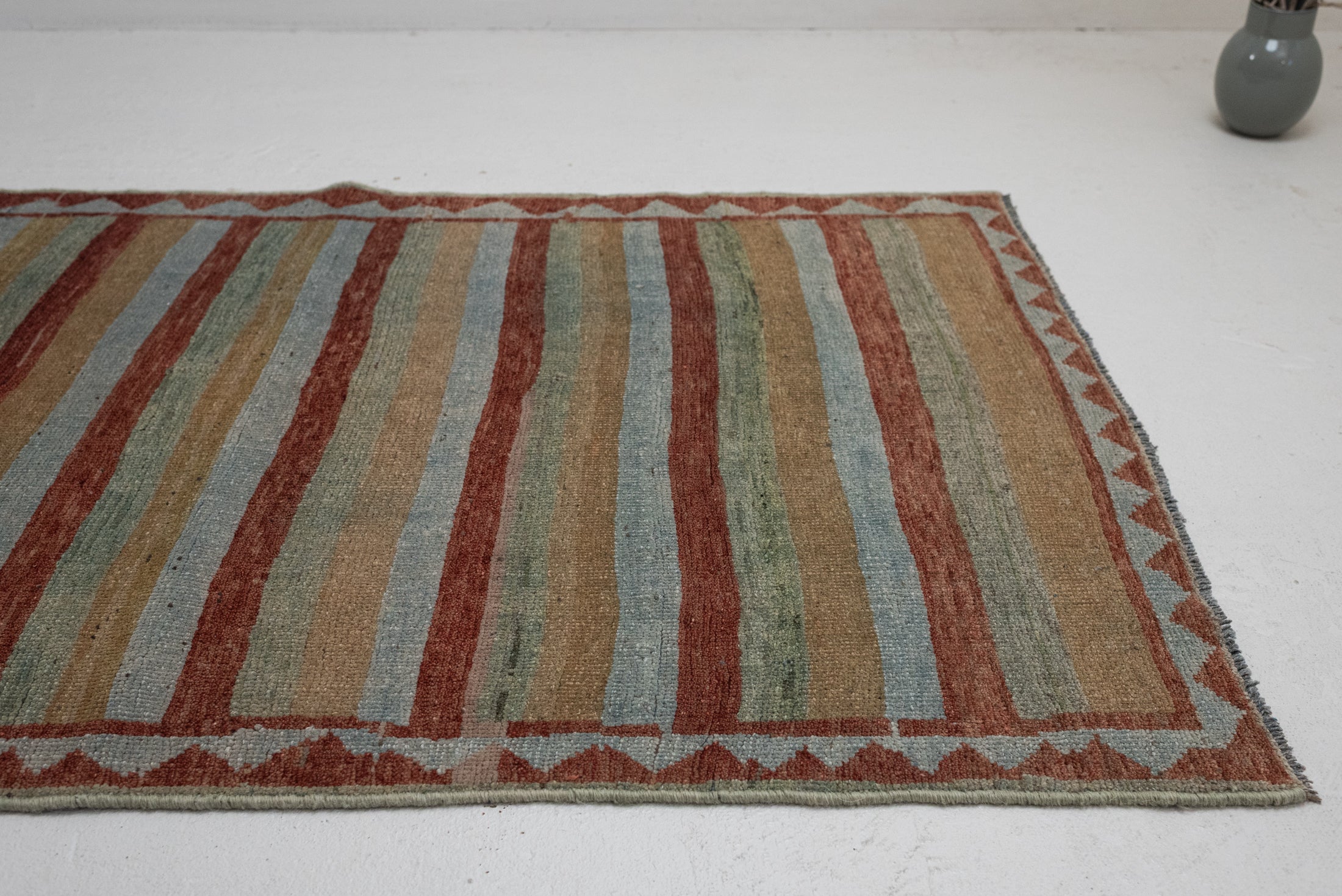 3&#39;9 x 6&#39;4 | Colorful Striped Gabbeh Rug |  G-3742
