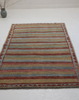 3'9 x 6'4 | Colorful Striped Gabbeh Rug |  G-3742