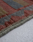 3'9 x 6'4 | Colorful Striped Gabbeh Rug |  G-3742