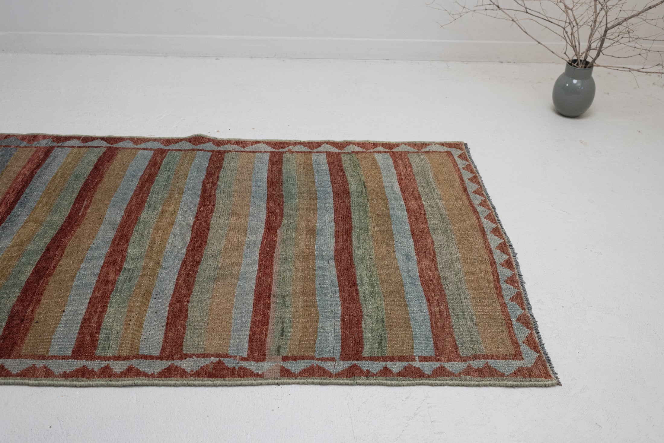 3&#39;9 x 6&#39;4 | Colorful Striped Gabbeh Rug |  G-3742
