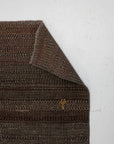3'11 x 6'7 | Dark Brown Gabbeh Rug | G-3773