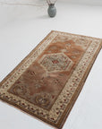 2'7 x 4'3 | 1940s Small Vintage Rug | CE-W-2835