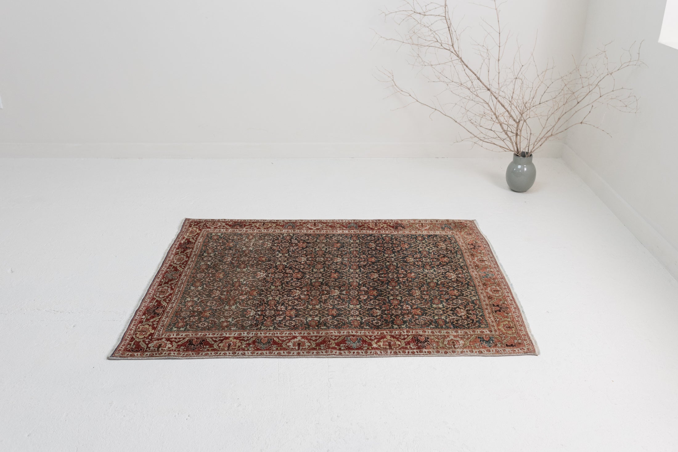 3&#39;7 x 4&#39;9 | Small Vintage Rug | Designers CE-W-2848