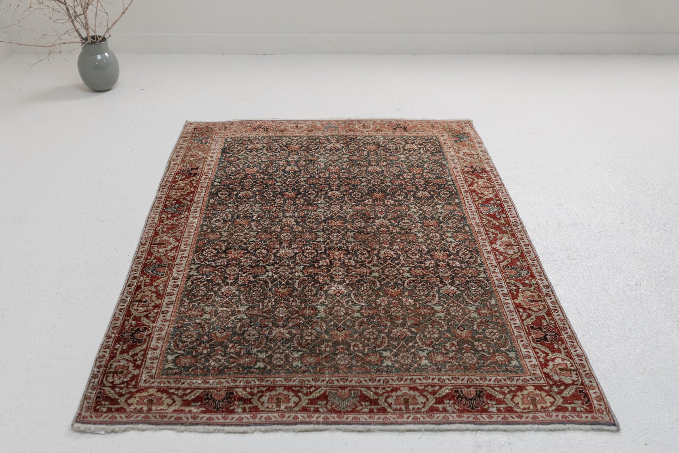 3&#39;7 x 4&#39;9 | Small Vintage Rug | Designers CE-W-2848