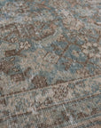 Hold | KS | 9'1 x 12'4 | Beautiful Blue Extra Large Vintage Rug | L-2912