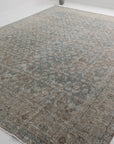 Hold | KS | 9'1 x 12'4 | Beautiful Blue Extra Large Vintage Rug | L-2912