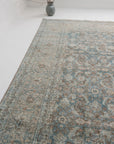 Hold | KS | 9'1 x 12'4 | Beautiful Blue Extra Large Vintage Rug | L-2912