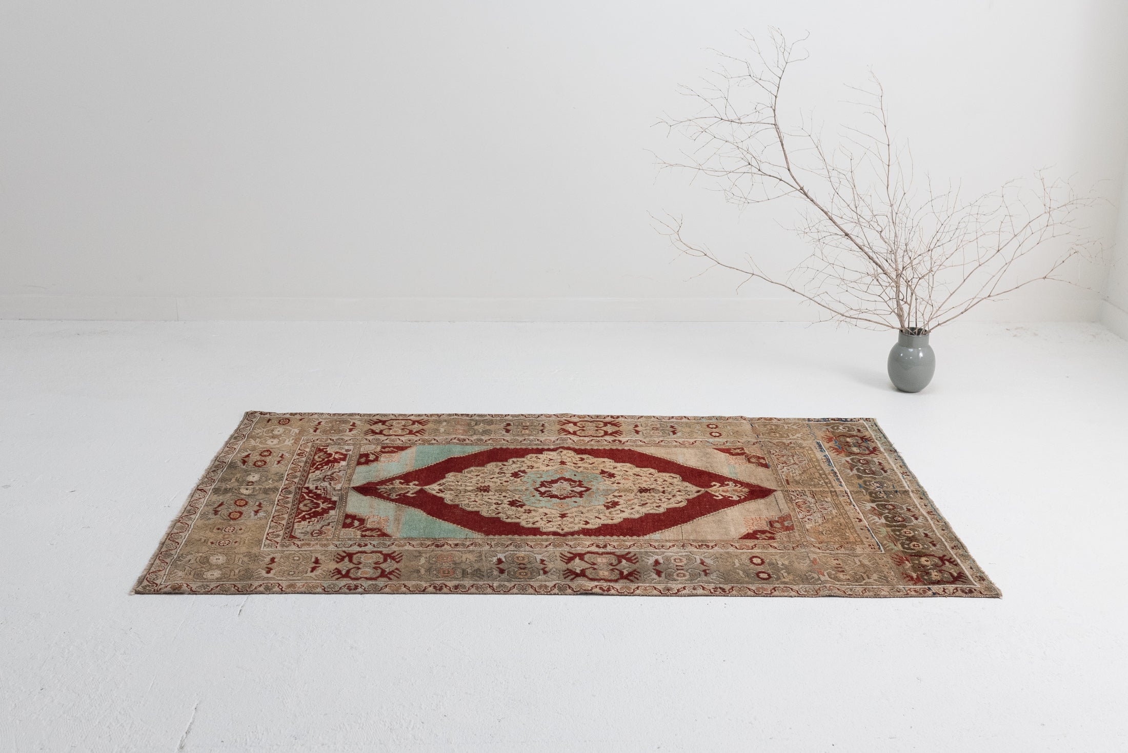 3&#39;10 x 6&#39;5 | Rare Antique Medallion Rug | W-2913