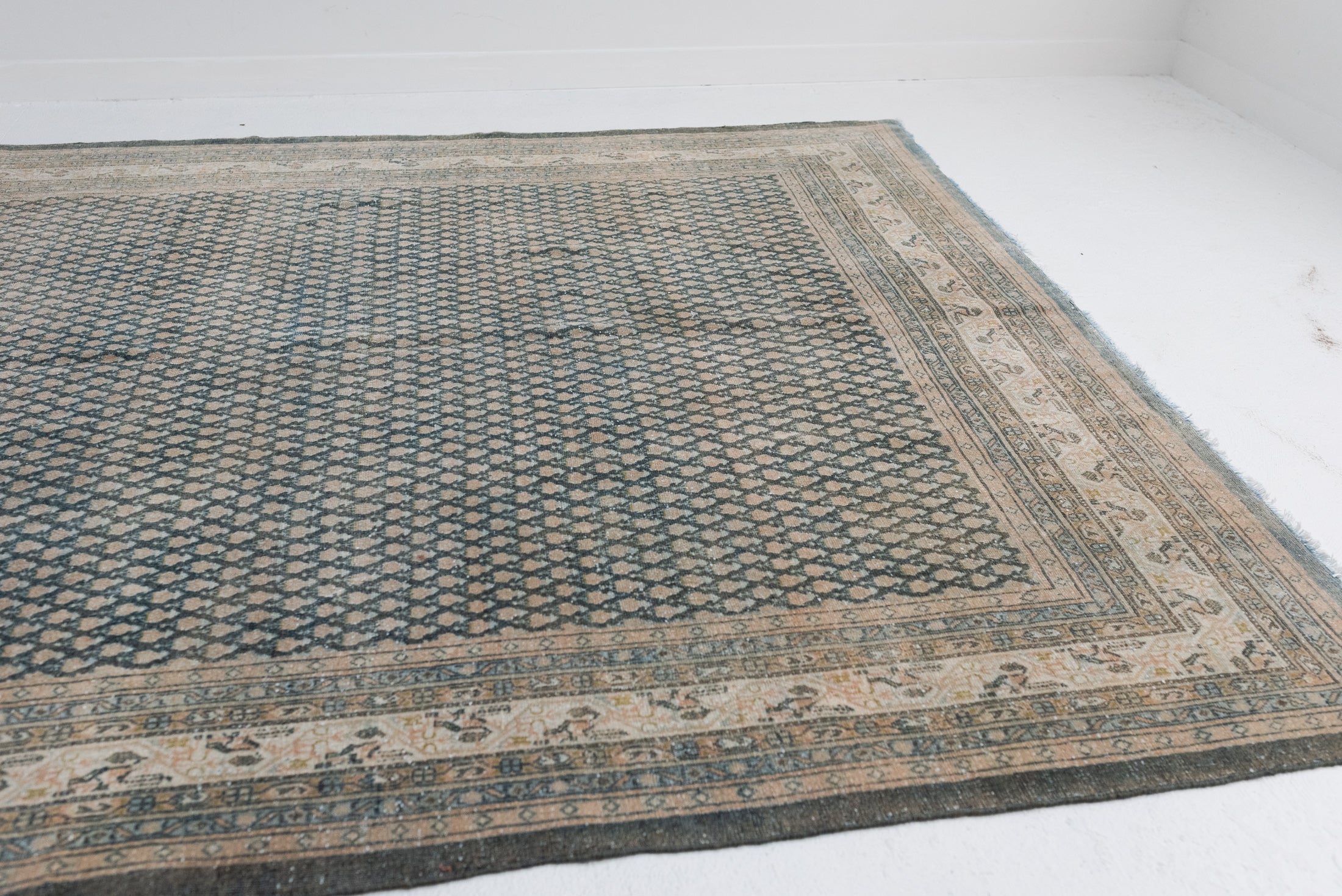 6&#39;9 X 9&#39;11 | Large Slate Vintage Rug | CE-V-2794