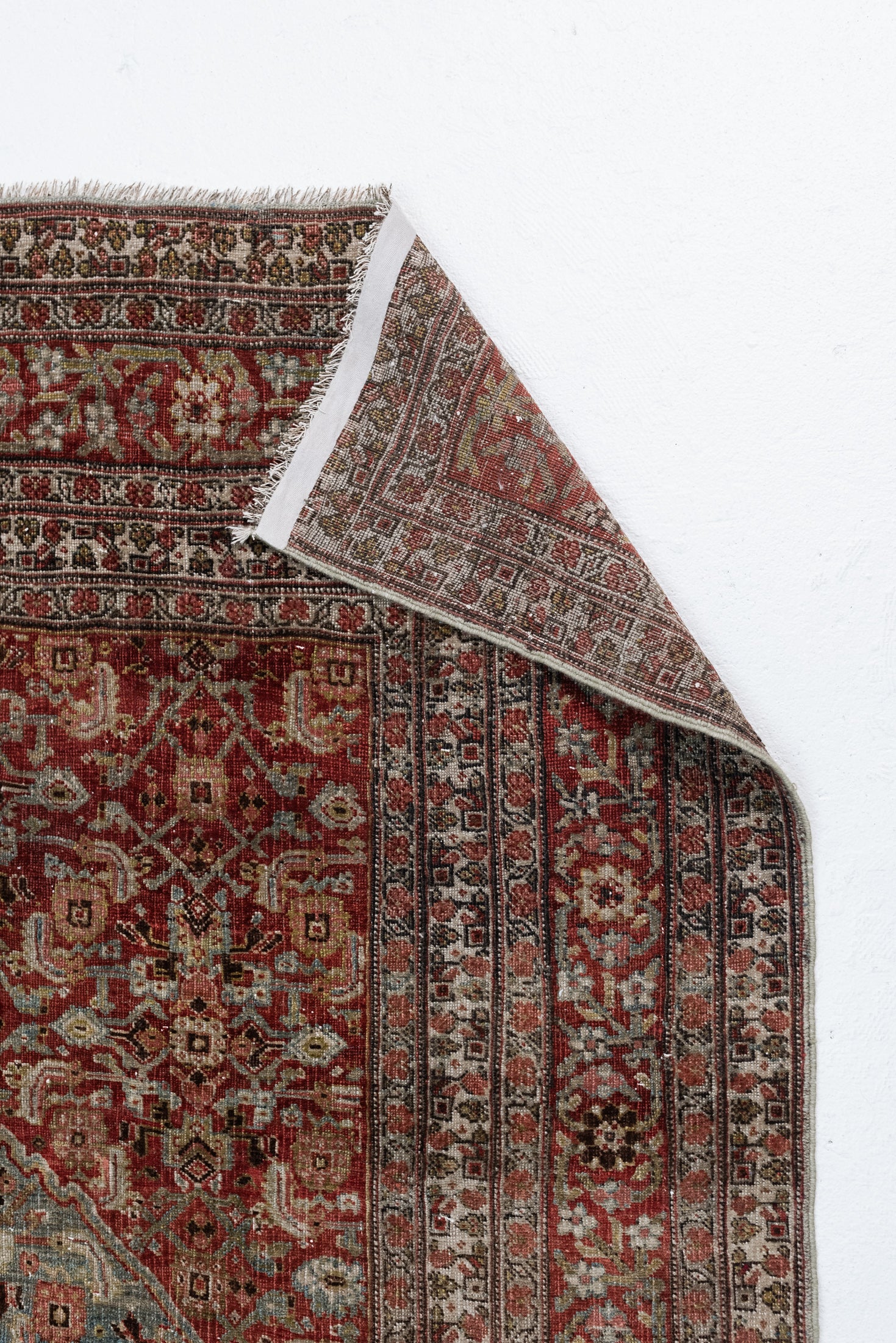 7&#39;3 x 11&#39;3 | Red Vintage Large Rug | CE-E-2905