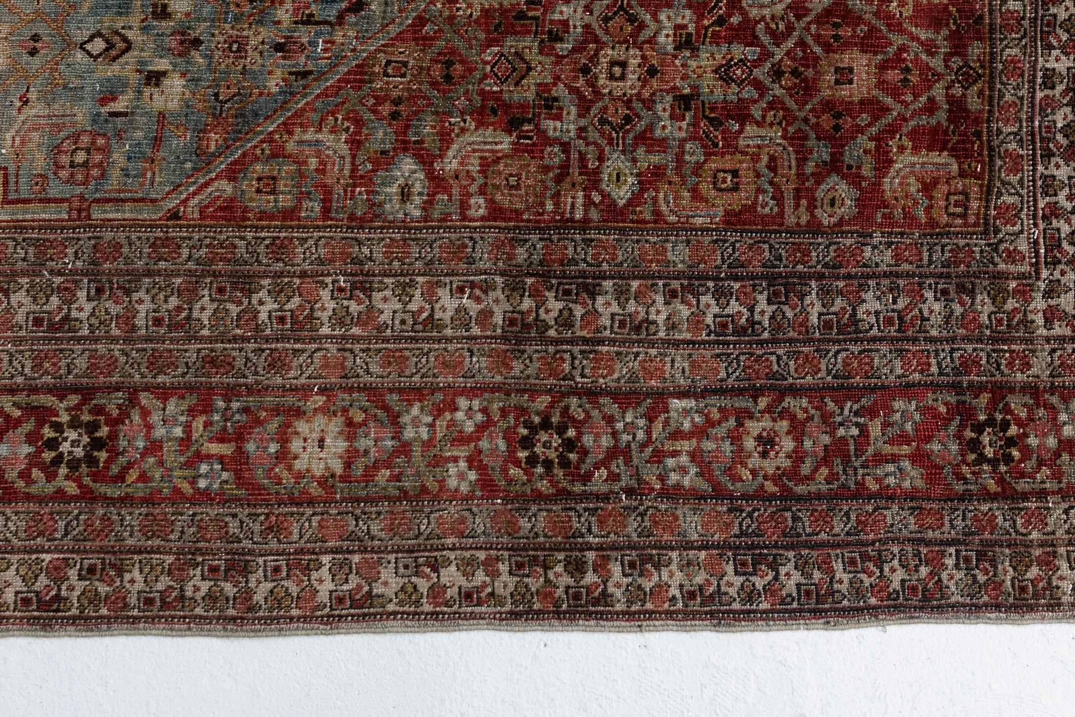 7&#39;3 x 11&#39;3 | Red Vintage Large Rug | CE-E-2905