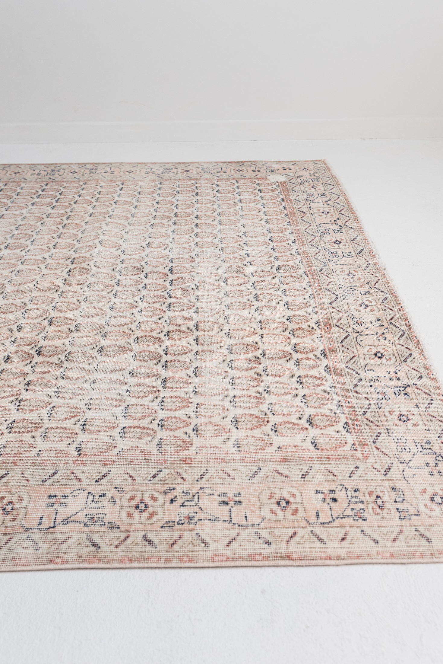 6&#39;9 x 9&#39;8 | Large Blush Vintage Rug | CE-C-2900