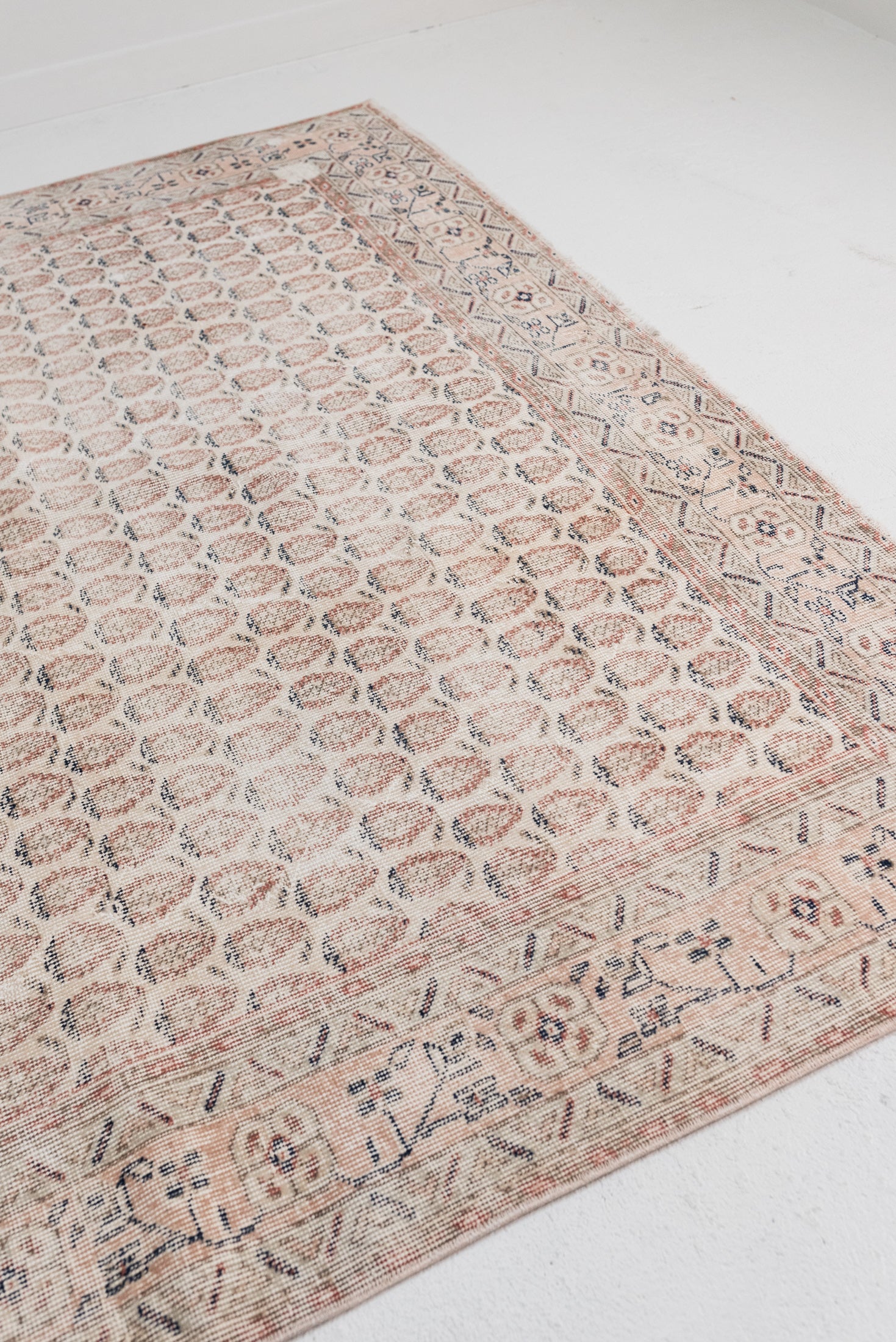 6&#39;9 x 9&#39;8 | Large Blush Vintage Rug | CE-C-2900